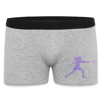 Disc Sports Gift for a Disc Athlete - Men's Boxer Shorts - heather grey - Front