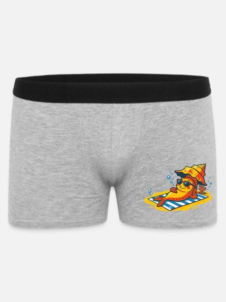 Fish sunbathing - Men's Boxer Shorts - heather grey