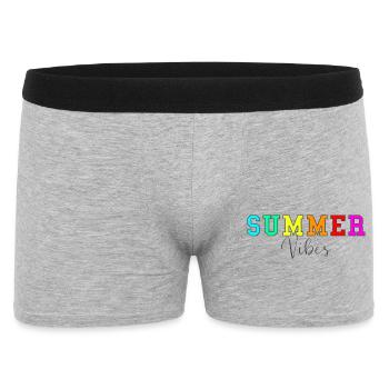 Ambiance estivale - Boxer Homme - gris chiné - Devant