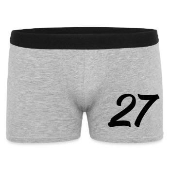 27 - Boxer Homme - gris chiné - Devant