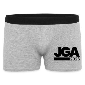 Jga 2026 Bachelor Party - Men's Boxer Shorts - heather grey - Front