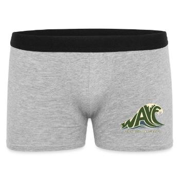 WAVE – I Swim With the Current, But Reluctantly - Men's Boxer Shorts - heather grey - Front