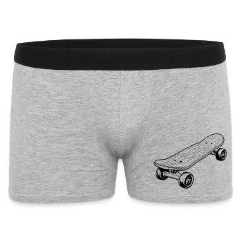 Skateboard Graphics - Men's Boxer Shorts - heather grey - Front
