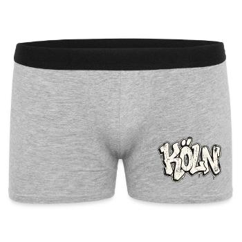 Cologne Graffiti Hip Hop - Men's Boxer Shorts - heather grey - Front