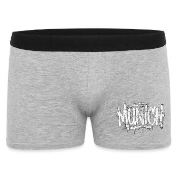Munich Graffiti Hip_Hop - Men's Boxer Shorts - heather grey - Front