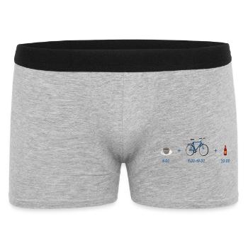 Café du matin Cycling Joie - Boxer Homme - gris chiné - Devant