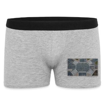 Urban intersection geometry - Men's Boxer Shorts - heather grey - Front