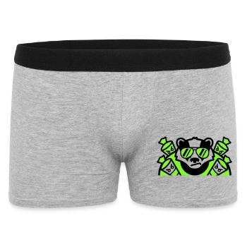 Badger Sugar Cones Logo - Men's Boxer Shorts - heather grey - Front