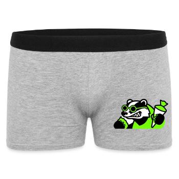 Cool Badger Back to School Icon - Men's Boxer Shorts - heather grey - Front