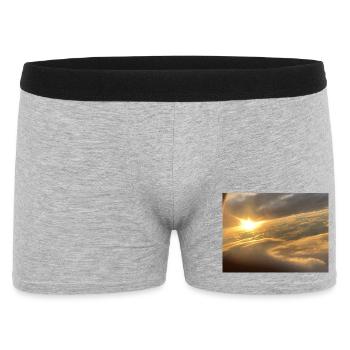 La lumière du soleil sur une mer de nuages - Boxer Homme - gris chiné - Devant