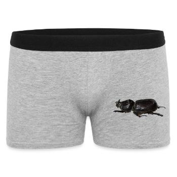 Scarabée rhinocéros - Boxer Homme - gris chiné - Devant