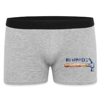 Marteau aquarelle - Le Marteau Nu - Boxer Homme - gris chiné - Devant
