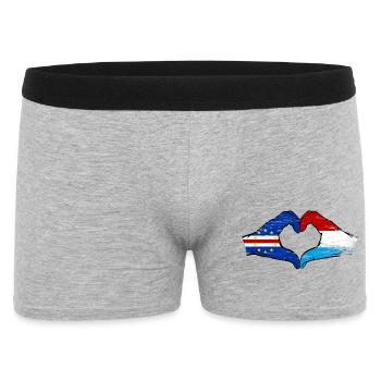 Mains du drapeau luxembourgeois du Cap-Vert utilisées - Boxer Homme - gris chiné - Devant