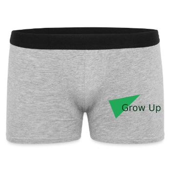 Grandis un peu - Boxer Homme - gris chiné - Devant