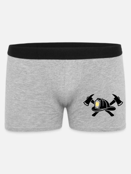 Casque de pompier Aexte Graphic - Boxer Homme - gris chiné