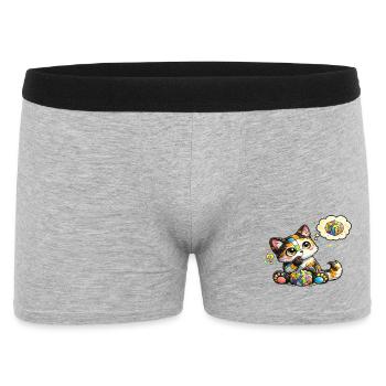Chaton Dream Mosaic de Chat - Boxer Homme - gris chiné - Devant