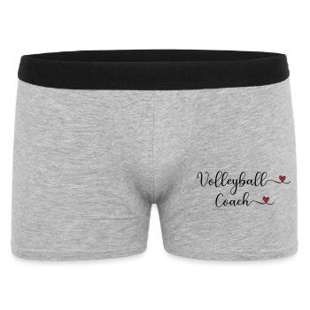 Volleyball-Trainer - Männer Boxer Shorts - Grau meliert - Vorne