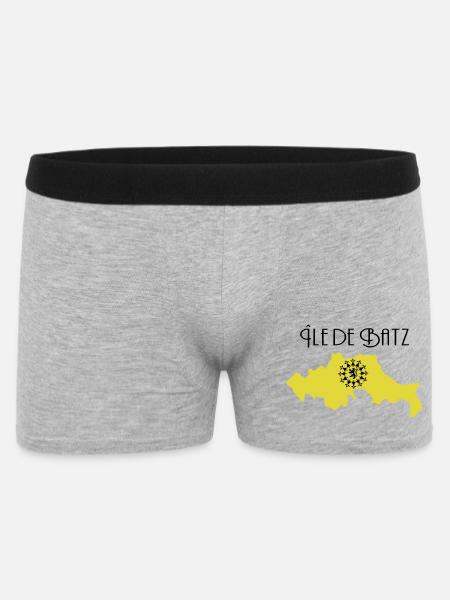 Ile de Batz - Boxer Homme - gris chiné