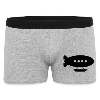 ballon dirigeable - Boxer Homme - gris chiné - Devant