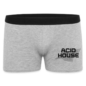 Acid Haus - Männer Boxer Shorts - Grau meliert - Vorne