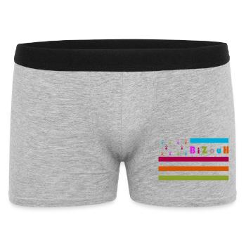 BiZouH - GHD Liesliv - 02 - Men's Boxer Shorts - heather grey - Front