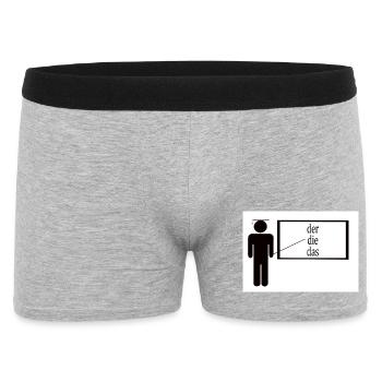 German Teacher - Men's Boxer Shorts - heather grey - Front