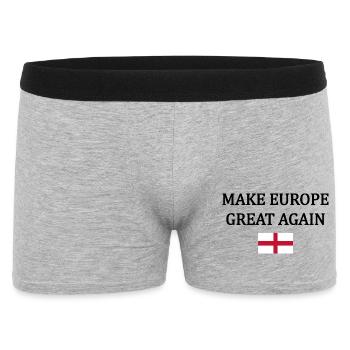Rendre l’Europe Grande à Nouveau – Angleterre - Boxer Homme - gris chiné - Devant