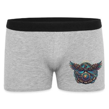 Eternal Gear Eagle - Men's Boxer Shorts - heather grey - Front