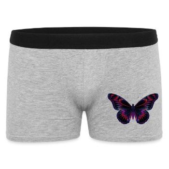 Papillon néon holographique - Boxer Homme - gris chiné - Devant