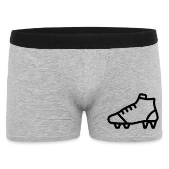 football boots - Men's Boxer Shorts - heather grey - Front