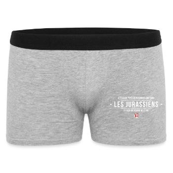 Il Y A Deux Types De Personnes Sur Terre Les Ju... - Boxer Homme - gris chiné - Devant
