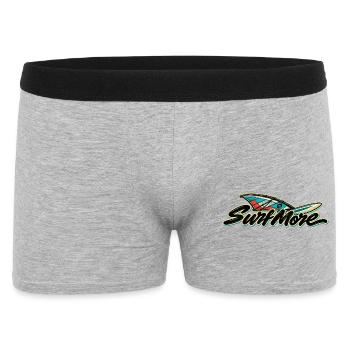 Surf More – Wind Classic - Männer Boxer Shorts - Grau meliert - Vorne