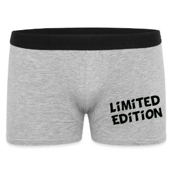 limited_edition - Männer Boxer Shorts - Grau meliert - Vorne