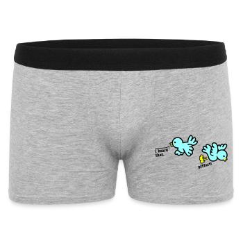 when birds fart - Men's Boxer Shorts - heather grey - Front