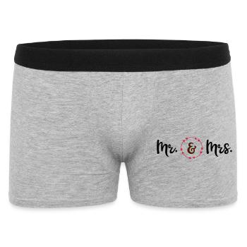 wedding - Men's Boxer Shorts - heather grey - Front