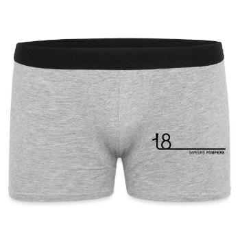 lance_18_3 - Boxer Homme - gris chiné - Devant