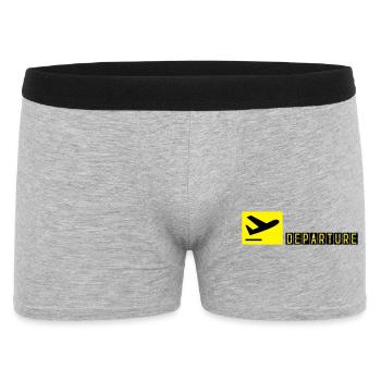 Avion qui décolle - Boxer Homme - gris chiné - Devant