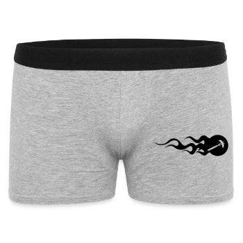 BBQ - Barbecue - Boxer Homme - gris chiné - Devant