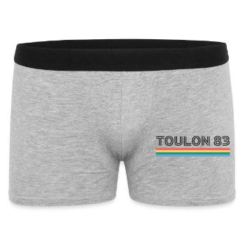 Touloni 83 T-Shirt Cadeau Humour - Boxer Homme - gris chiné - Devant