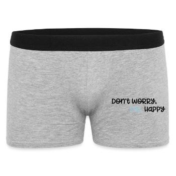 voile - Boxer Homme - gris chiné - Devant