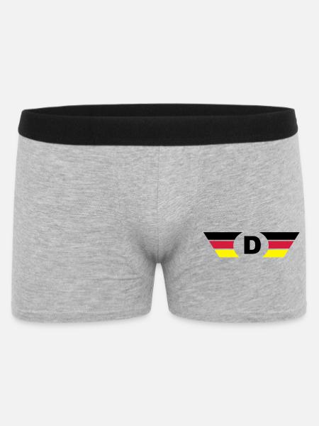 Allemagne drapeau / symbole haut - Boxer Homme - gris chiné