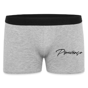 Prouvènço - Männer Boxer Shorts - Grau meliert - Vorne