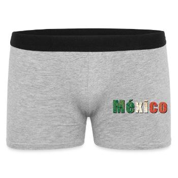 México - Männer Boxer Shorts - Grau meliert - Vorne
