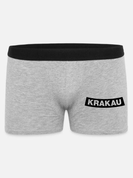 Krakow Chapter Element 1C (JGA MC-Rocker-Style) - Men's Boxer Shorts - heather grey
