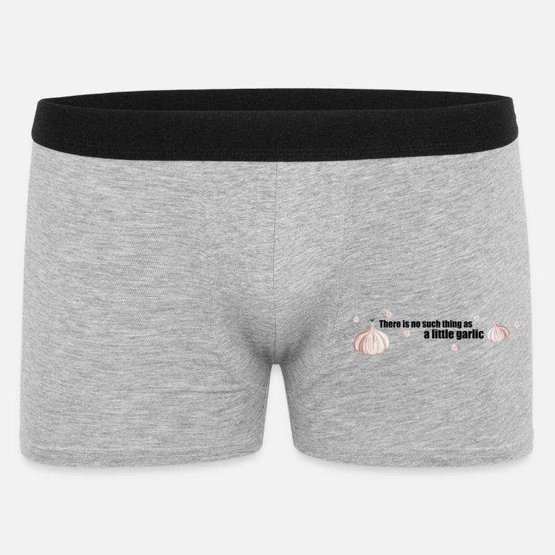 Il n’y a pas d’ail - Boxer Homme - gris chiné