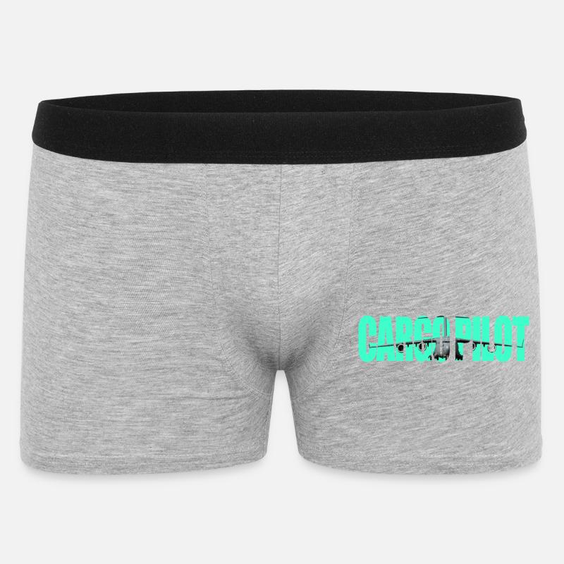 Cargo pilot C-17 - Männer Boxer Shorts - Grau meliert