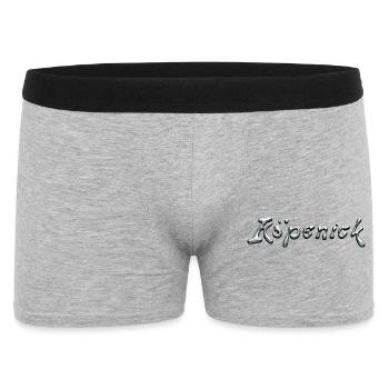 Köpenick Liquid Chrome Typography - Men's Boxer Shorts - heather grey - Front