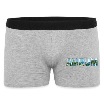 Amrum, island in the North Sea - Men's Boxer Shorts - heather grey - Front