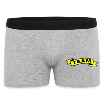 Équipe Banderole - Boxer Homme - gris chiné - Devant