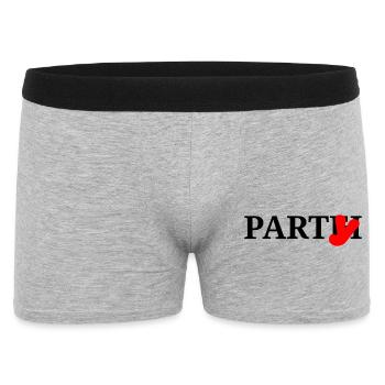 Parti de la fête - Boxer Homme - gris chiné - Devant